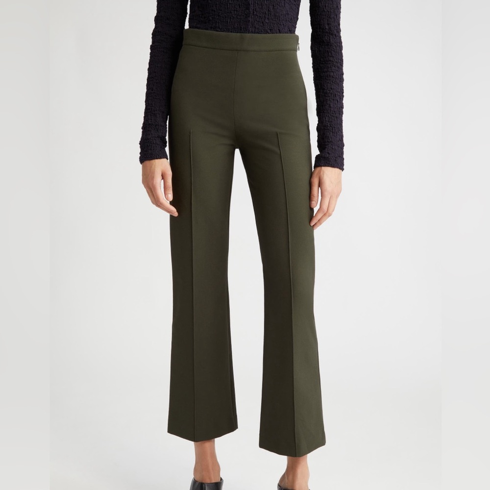 NWOT Vince Pintuck green pants